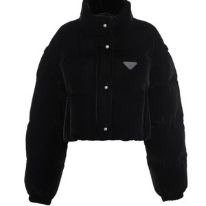 Prada puffer velvet jacket